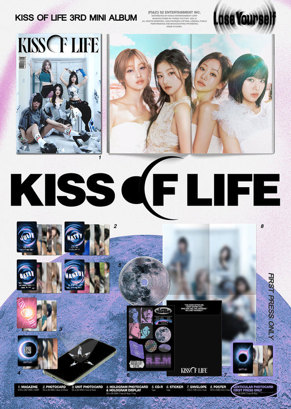 KISS OF LIFE - 3rd Mini Album Lose Yourself (Magazine)