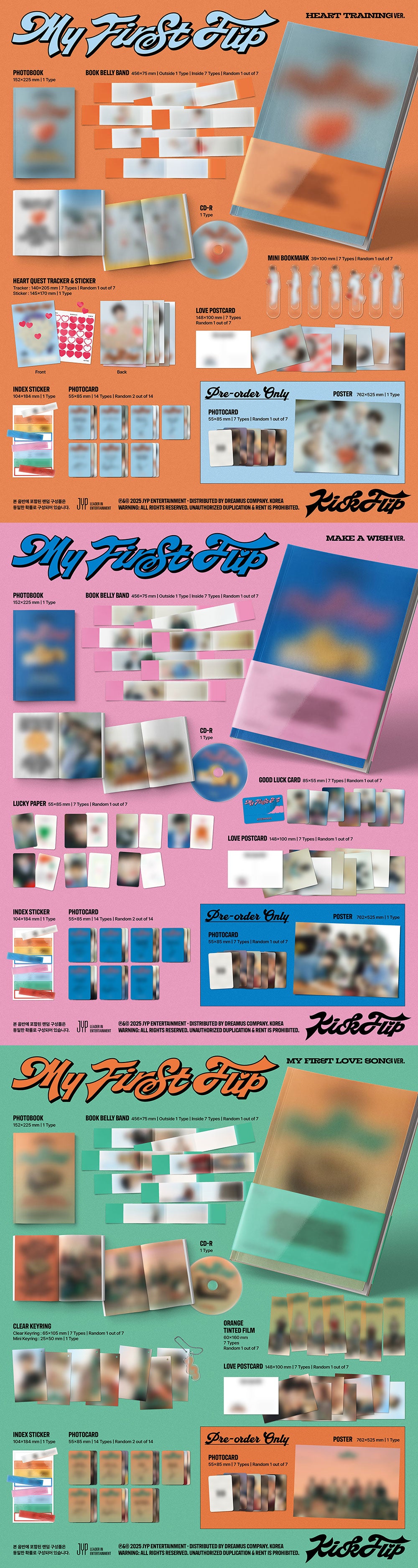 KICKFLIP - 3rd Mini Album 'MY FIRST FLIP' (Regular Ver)