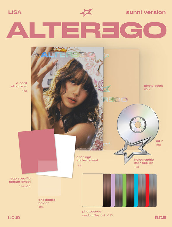 [PRE-ORDER] LISA - Alter Ego (Photobook Sunni)