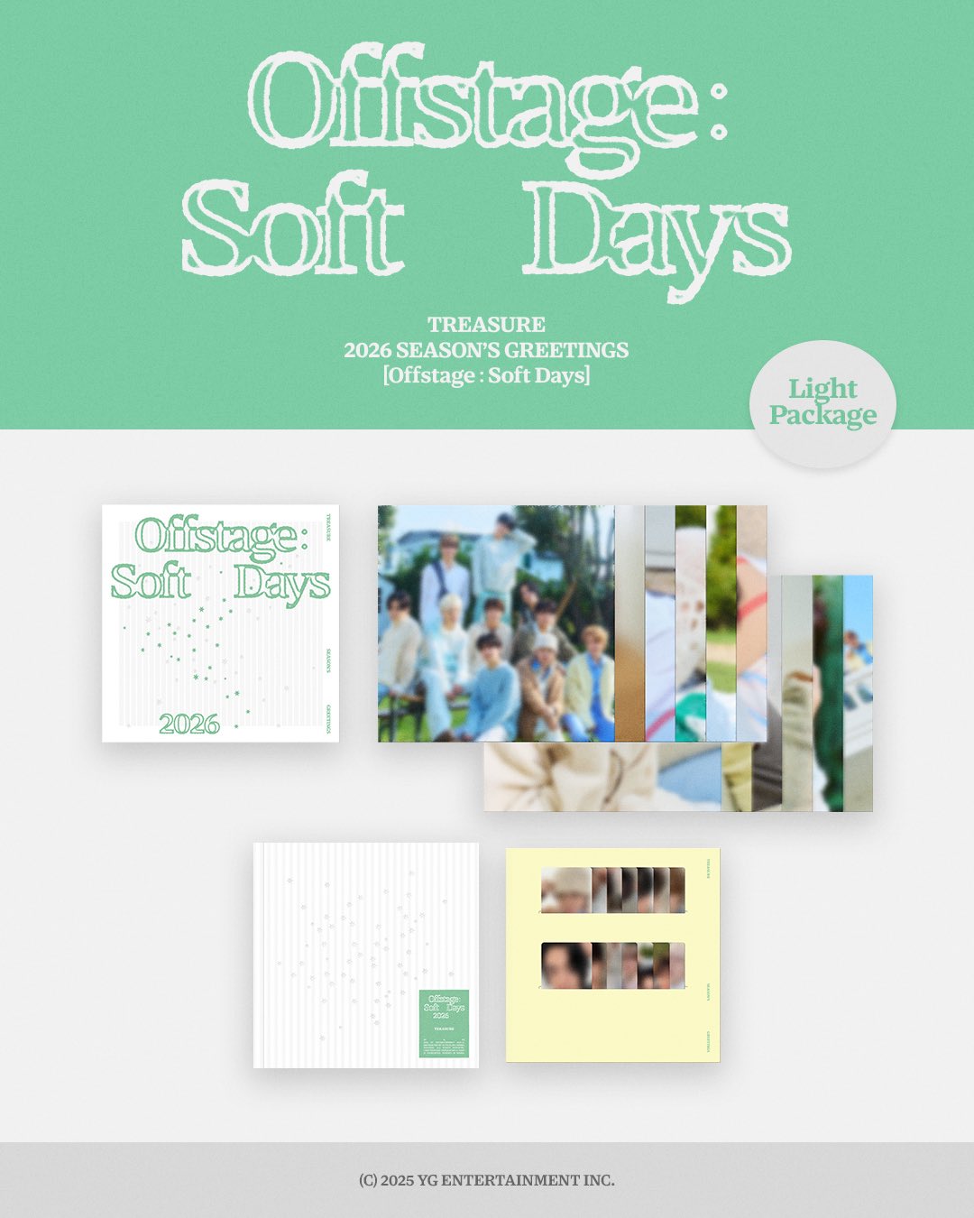 [PRE-ORDER] TREASURE - 2026 Season's Greetings [Offstage : Soft Days] (LIGHT PACKAGE VER)