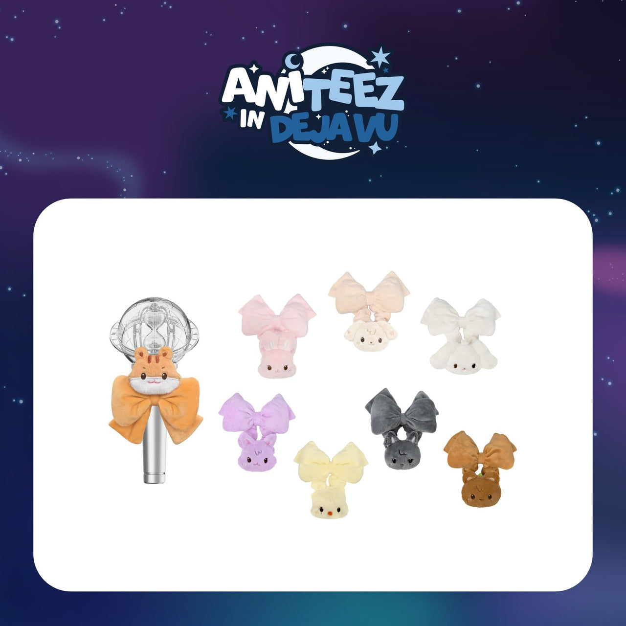 [PRE-ORDER] ATEEZ - ANITEEZ IN DEJA VU (TINY Lightstick Scrunchie)