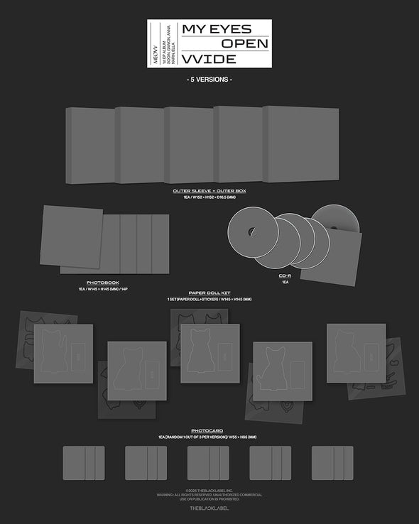 [PRE-ORDER] MEOVV - 1st EP Album ‘My Eyes Open VVIDE’ (MEOVV Version)