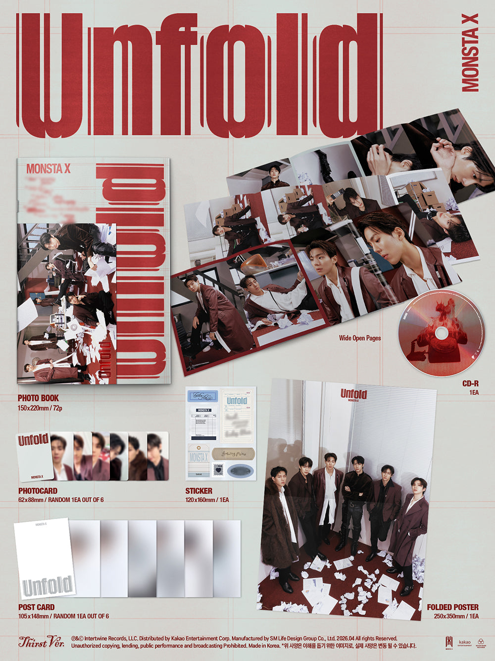 MONSTA X - Full English Album 'UNFOLD'