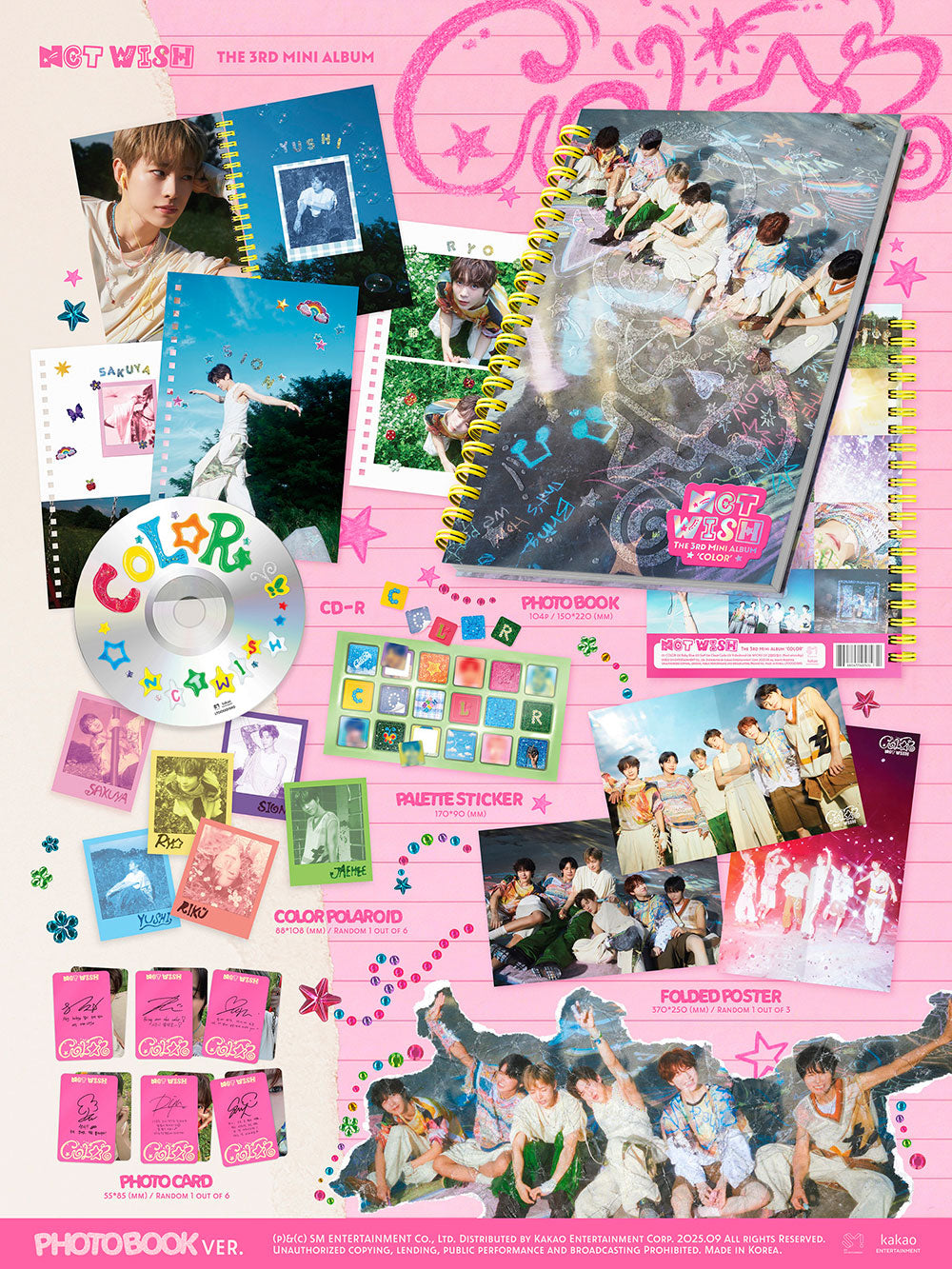 [PRE-ORDER] NCT WISH - 3rd Mini Album ‘COLOR’ (Photobook)