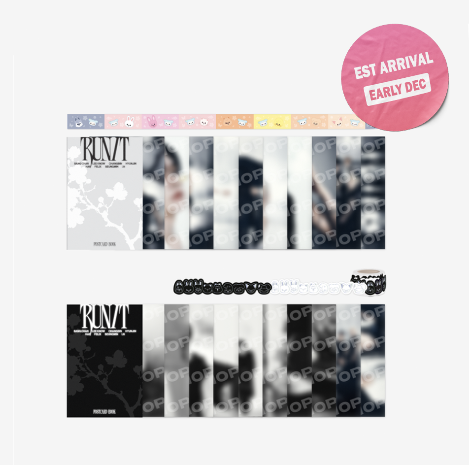 [PRE-ORDER] STRAY KIDS - World Tour RUN IT SEOUL MD (Postcard Book & Roll Sticker Set)