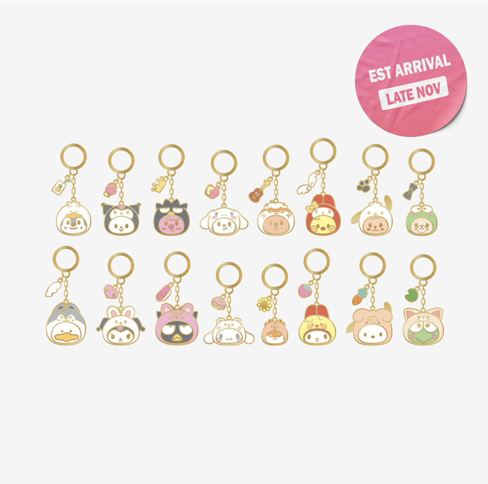 [PRE-ORDER]STRAY KIDS - SKZOO X SANRIO CHARACTERS OFFICIAL MD (Metal Keyring)