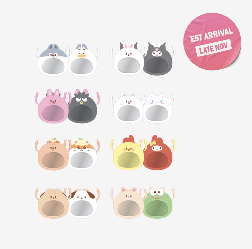 [PRE-ORDER] STRAY KIDS - SKZOO X SANRIO CHARACTERS OFFICIAL MD (Plush PVC Cross Bag)