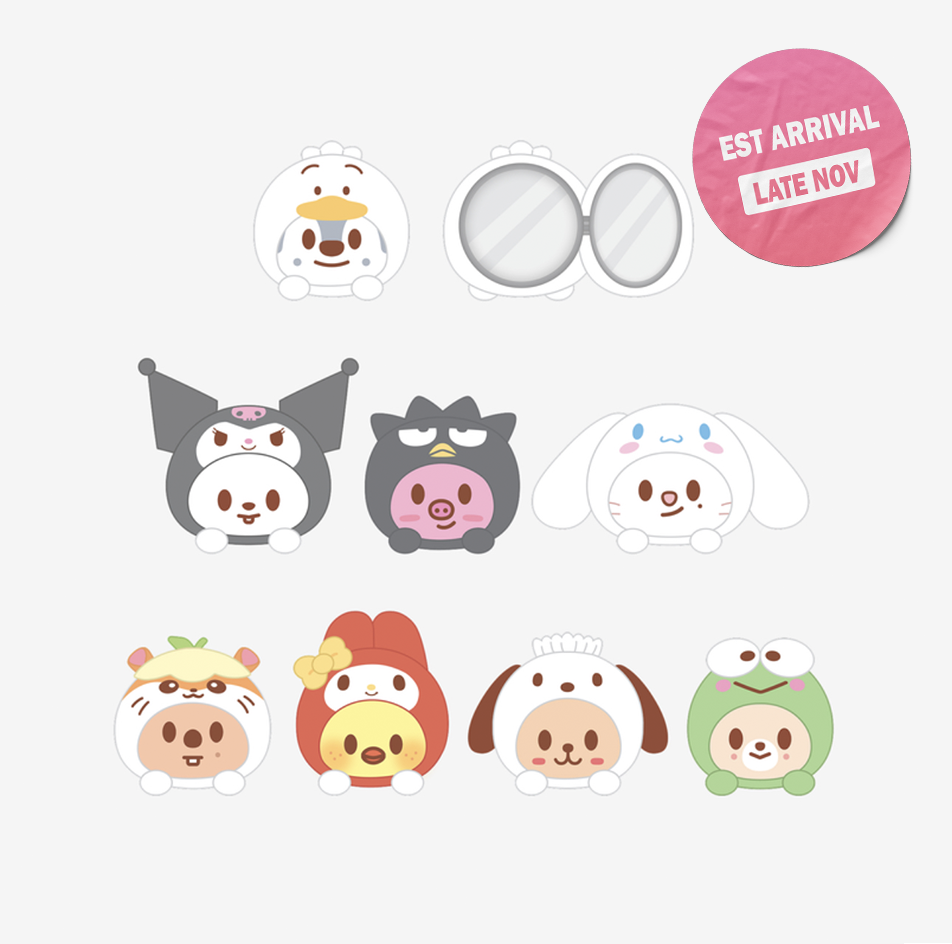 [PRE-ORDER] STRAY KIDS - SKZOO X SANRIO CHARACTERS OFFICIAL MD (Plush Mirror)
