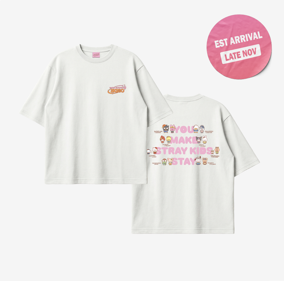 [PRE-ORDER] STRAY KIDS - SKZOO X SANRIO CHARACTERS OFFICIAL MD (T-Shirt)