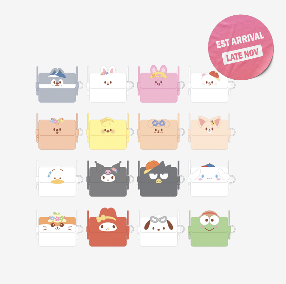 [PRE-ORDER] STRAY KIDS - SKZOO X SANRIO CHARACTERS OFFICIAL MD (Card Wallet Cross Bag)
