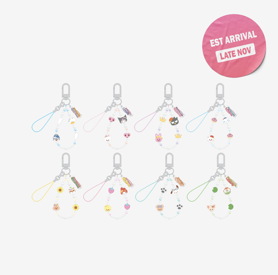 [PRE-ORDER] STRAY KIDS - SKZOO X SANRIO CHARACTERS OFFICIAL MD (Phone Beads Strap)