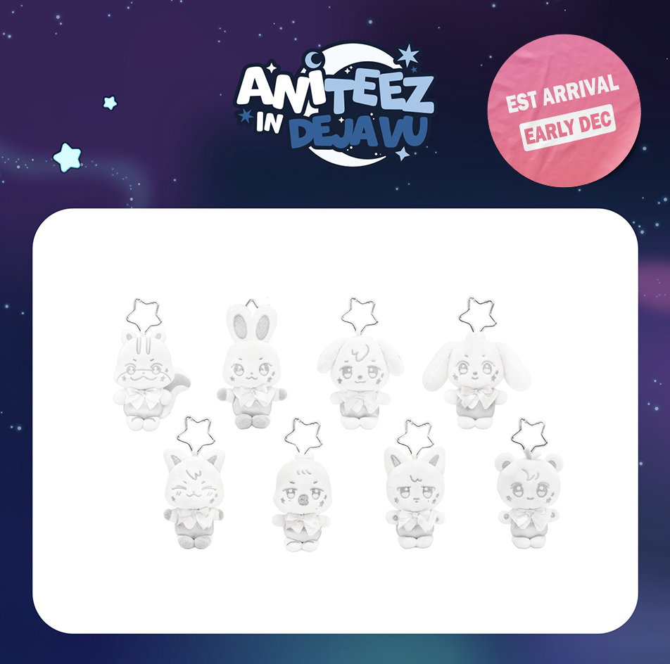 [PRE-ORDER] ATEEZ - ANITEEZ IN DEJA VU (Silver ANITEEZ Plush Keyring)