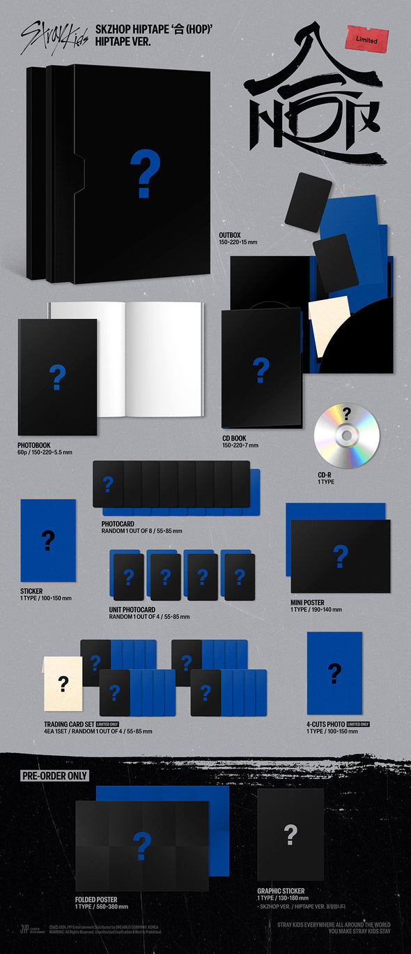 [PRE-ORDER] STRAY KIDS - HOP Album (HIPTAPE Limited Version)