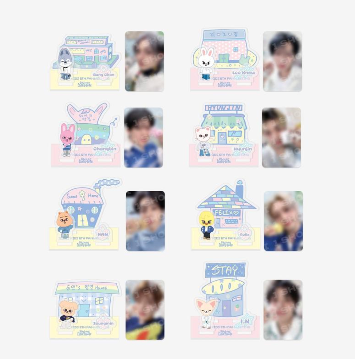 [PRE-ORDER] STRAY KIDS - 6TH FANMEETING MD 'STAY In Our Little House' (Acrylic Stand - RANDOM)