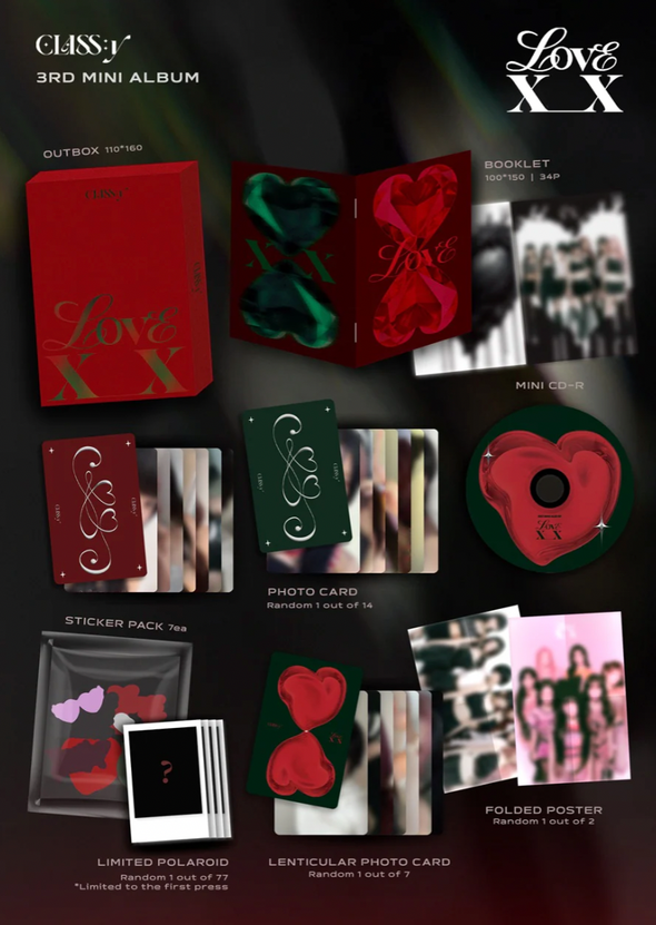 [PRE-ORDER] CLASS:Y 3rd Mini Album 'LOVE XX'