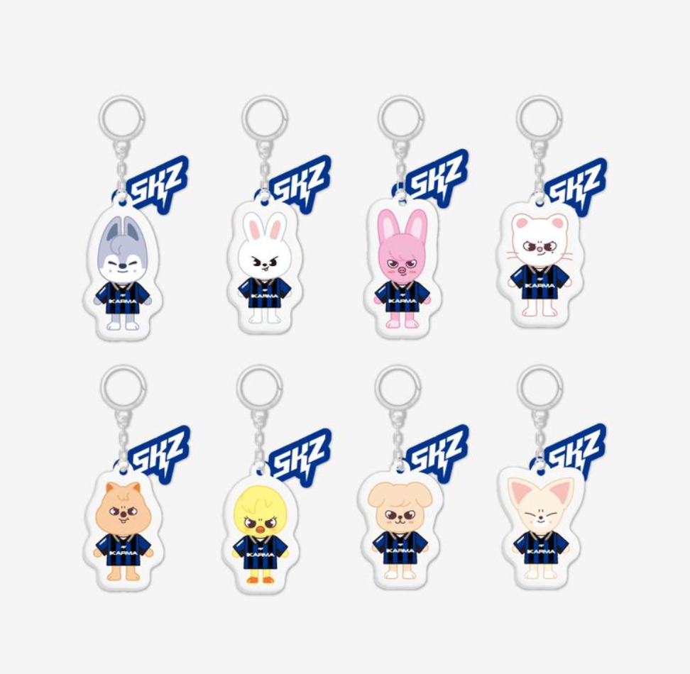 STRAY KIDS - YINGYANG Keyring (KARMA POP UP STORE OFFICIAL MD)