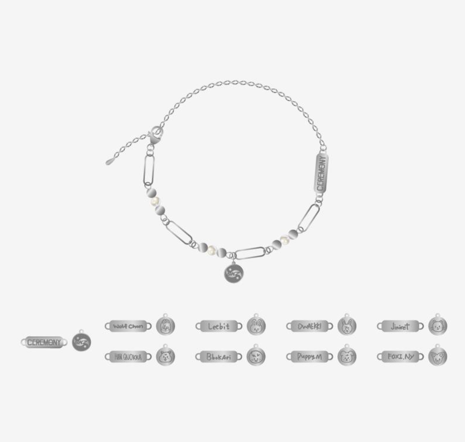 STRAY KIDS - SKZOO Ceremony Necklace (KARMA POP UP STORE OFFICIAL MD)