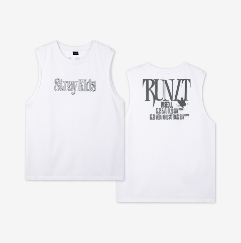 [PRE-ORDER] STRAY KIDS - World Tour RUN IT SEOUL MD (Sleeveless Shirt)