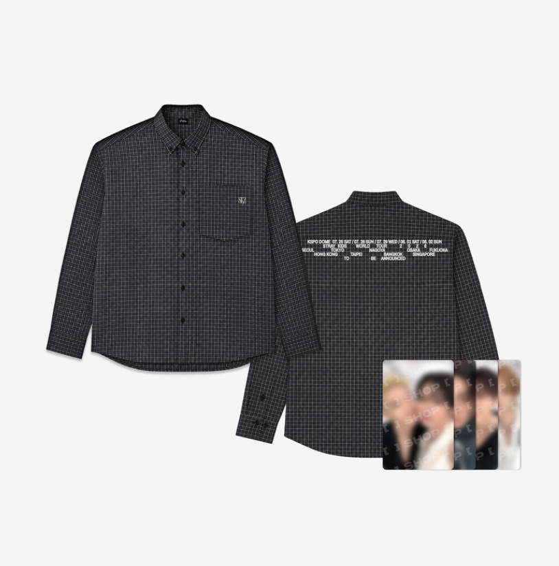 [PRE-ORDER] STRAY KIDS - World Tour RUN IT SEOUL MD (Check Shirt)