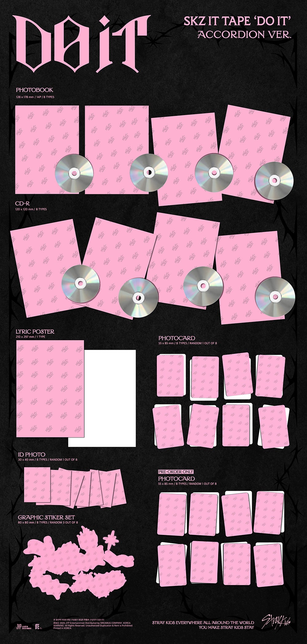 [PRE-ORDER] STRAY KIDS - SKZ IT TAPE "DO IT" (ACCORDION Ver.)