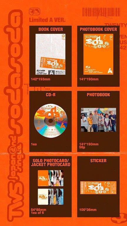 [PRE_ORDER] TWS - Japan 2nd Single Album 'SODA SODA' (Limited A)