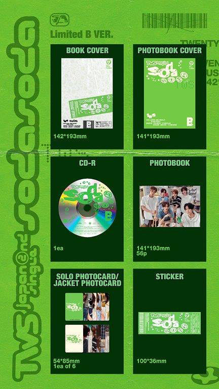 [PRE-ORDER] TWS - Japan 2nd Single Album 'SODA SODA' (Limited B)
