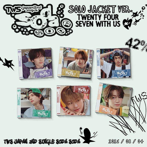 [PRE-ORDER] TWS - Japan 2nd Single Album 'SODA SODA' (Limited Member Solo Jacket)