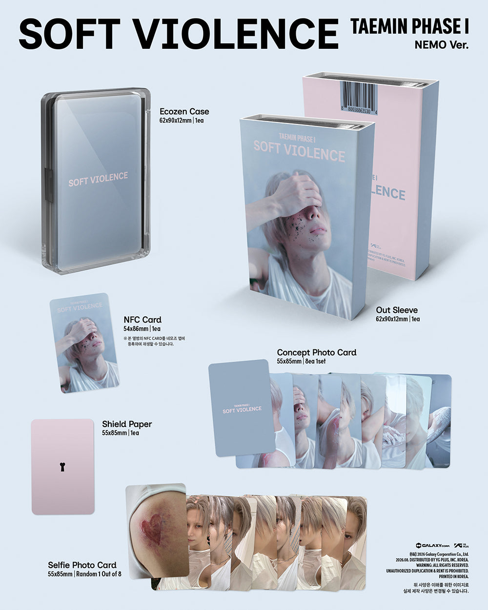 TAEMIN - 'PHASE I : Soft Violence' (NEMO ver.)
