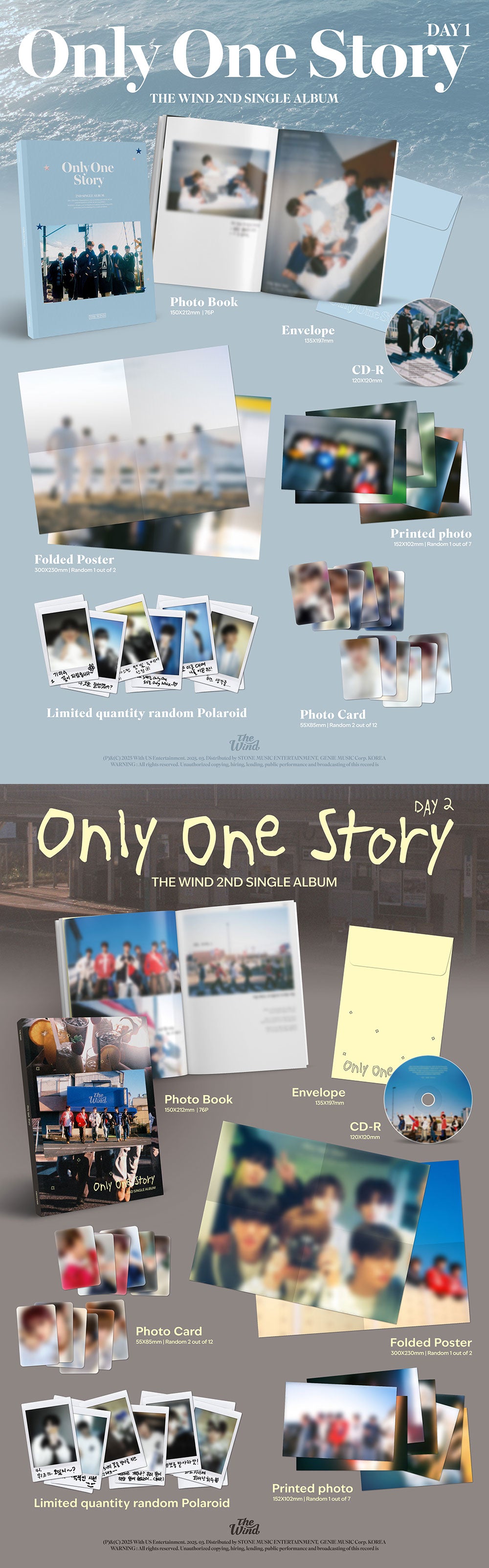 THE WIND - 2ND SINGLE ALBUM 'Only One Story'