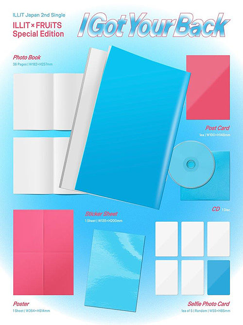 [PRE-ORDER] ILLIT - 2nd Japan Single Album 'I Got Your Back' (ILLIT X FRUiTS Special Ver)