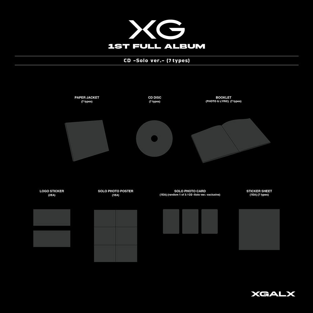 [PRE-ORDER] XG - 1st Full Album (Solo Ver.)