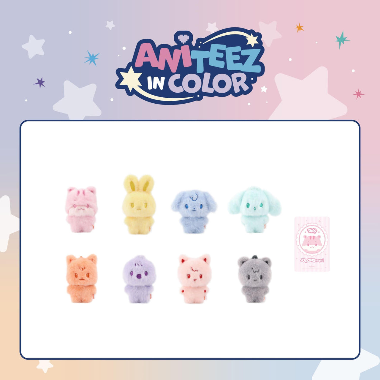 [PRE-ORDER] ATEEZ - ANITEEZ in Color (Color TINY ANITEEZ DOLL)