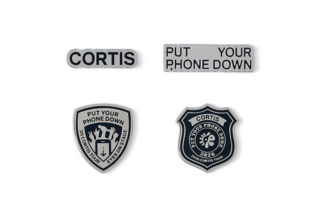 [PRE-ORDER] CORTIS - 2026 Official Tour 'PUT YOUR PHONE DOWN' MD - PYPD Badge Set