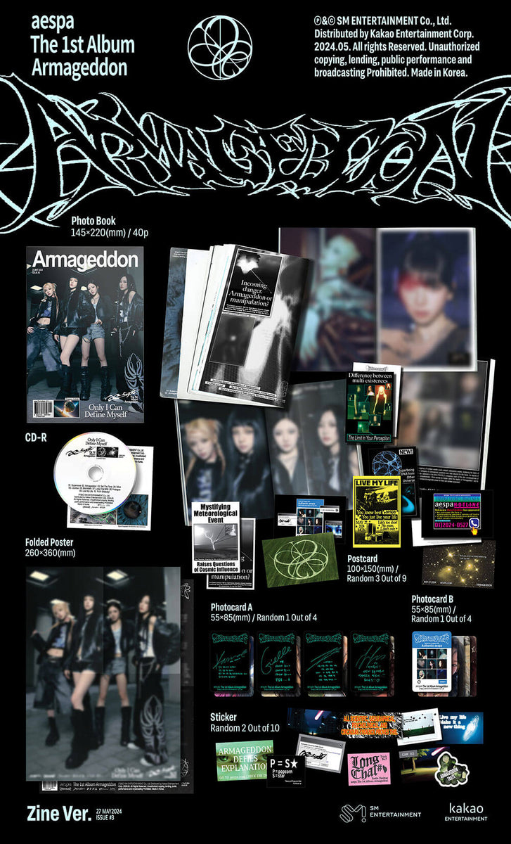 AESPA - 1st Full Album Armageddon (Zine)