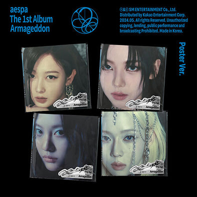 AESPA - 1st Full Album Armageddon (Poster)