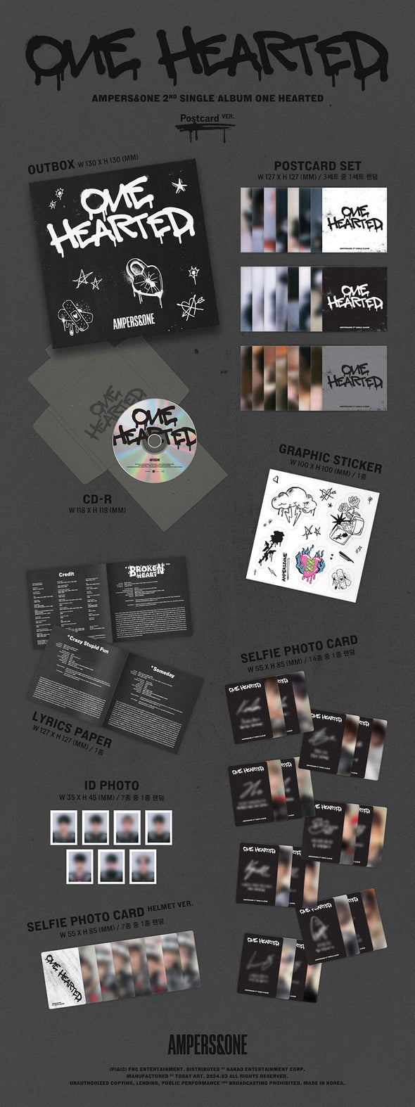 AMPERS&ONE - 2nd SIngle Album (Postcard Version)