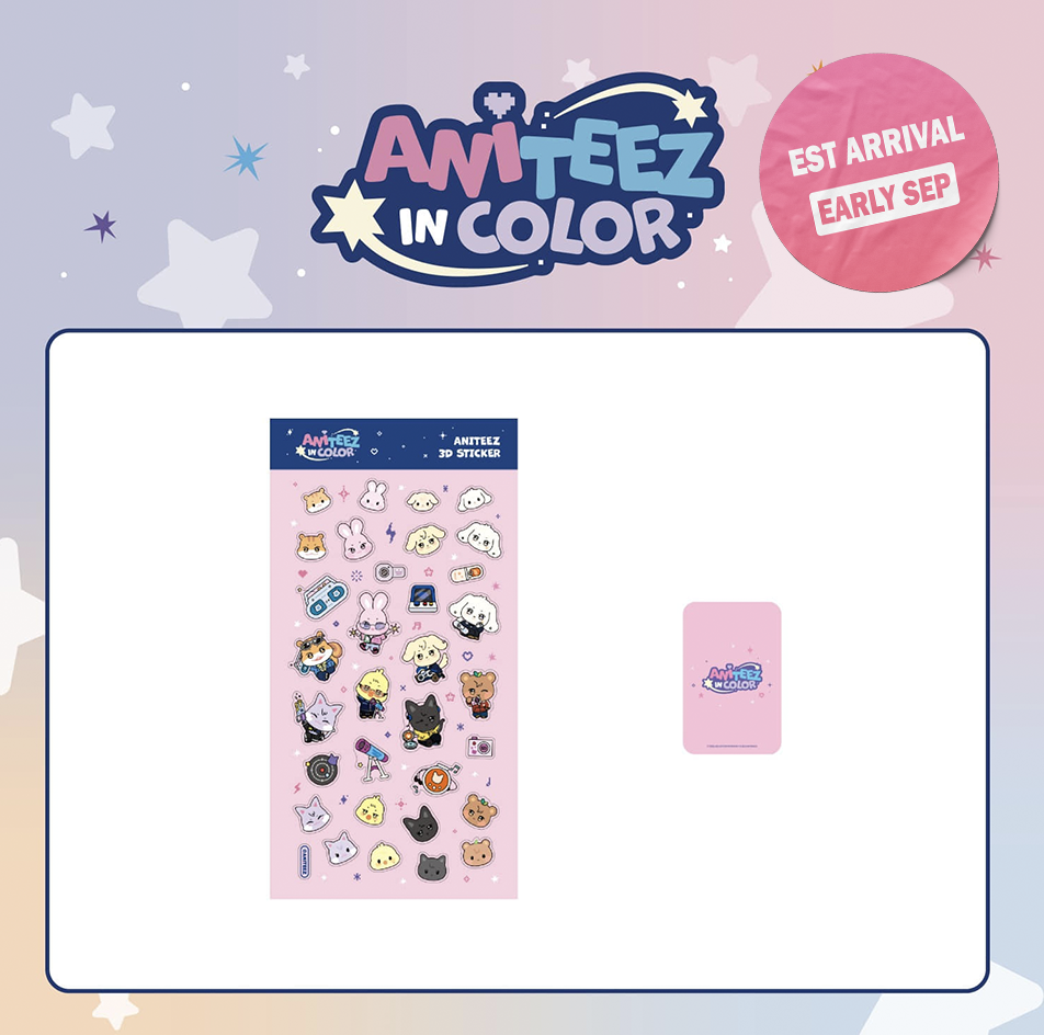 [PRE-ORDER] ATEEZ - ANITEEZ in Color (ANITEEZ 3D Sticker)