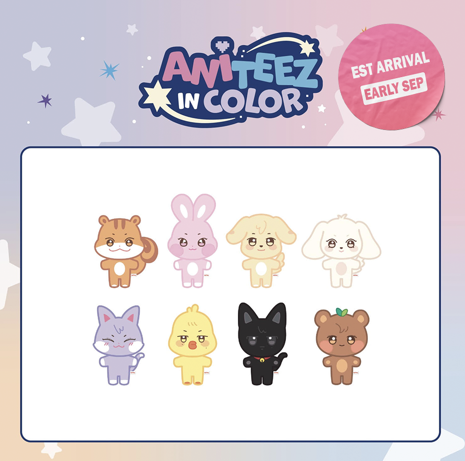 [PRE-ORDER] ATEEZ - ANITEEZ in Color (Plush Doll)