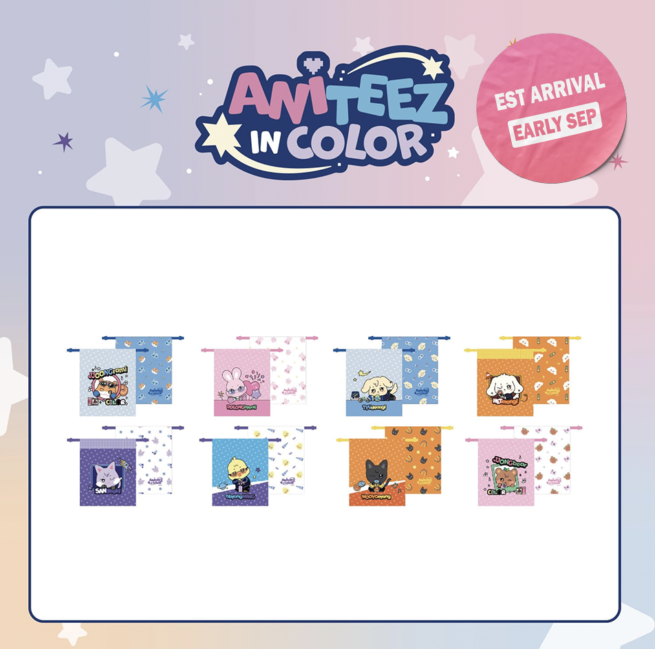 [PRE-ORDER] ATEEZ - ANITEEZ in Color (ANITEEZ Color Pouch)