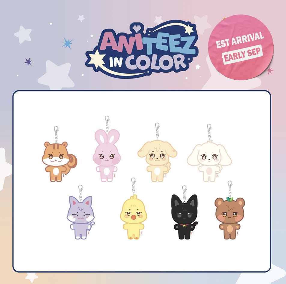 [PRE-ORDER] ATEEZ - ANITEEZ in Color (Plush Keyring)