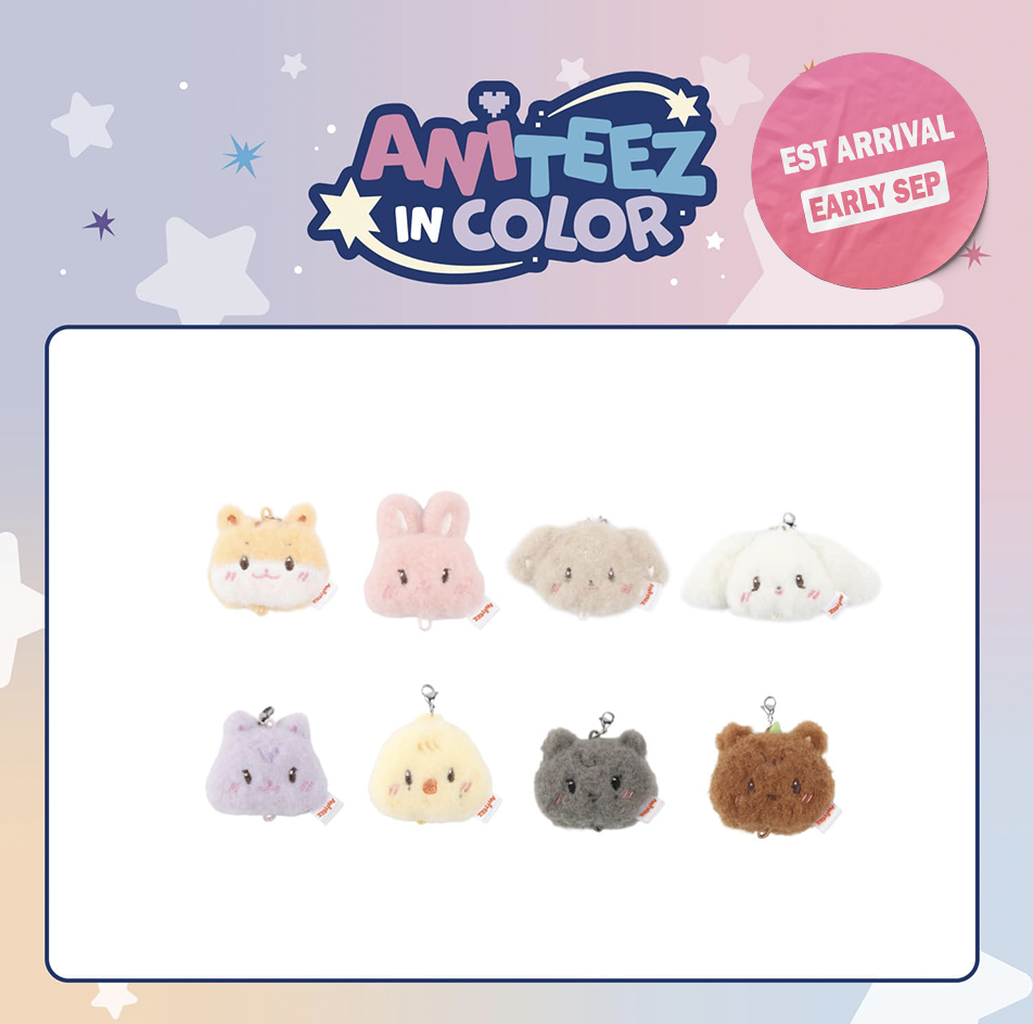 [PRE-ORDER] ATEEZ - ANITEEZ in Color (Linkable Face Keyring- RANDOM)