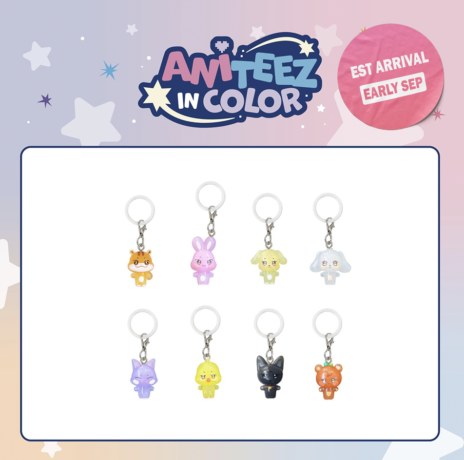 [PRE-ORDER] ATEEZ - ANITEEZ in Color (Clear Mascot Charm - RANDOM)