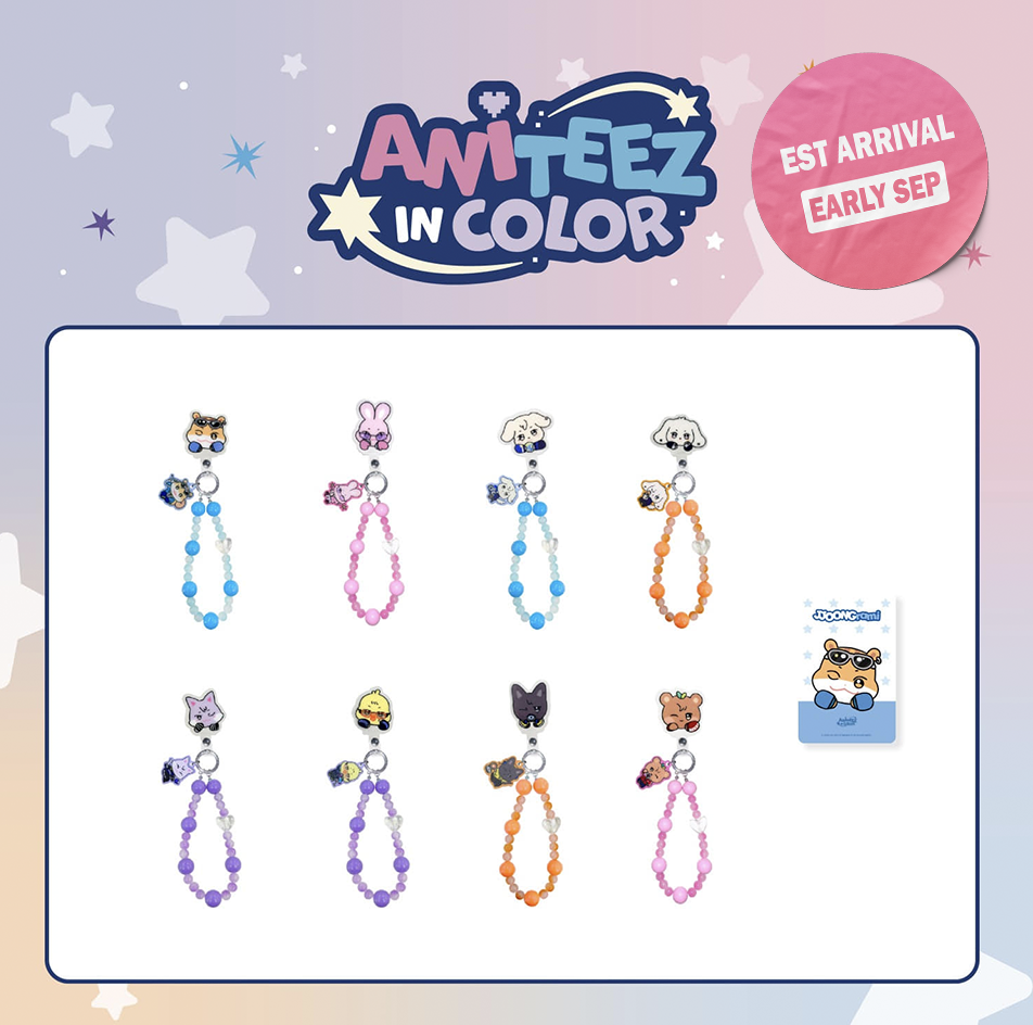 [PRE-ORDER] ATEEZ - ‘ANITEEZ in Color’ (Phone Tag Bead Strap)