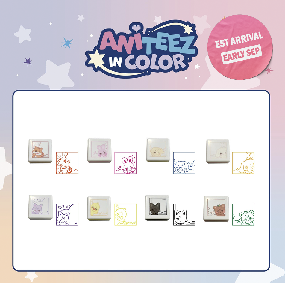 [PRE-ORDER] ATEEZ - ANITEEZ in Color (Speech Bubble Stamp)