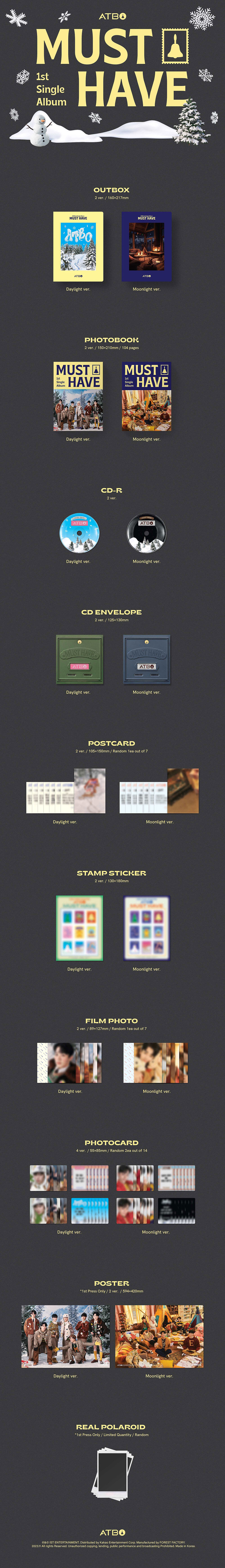 ATBO - 1st Single Album MUST HAVE