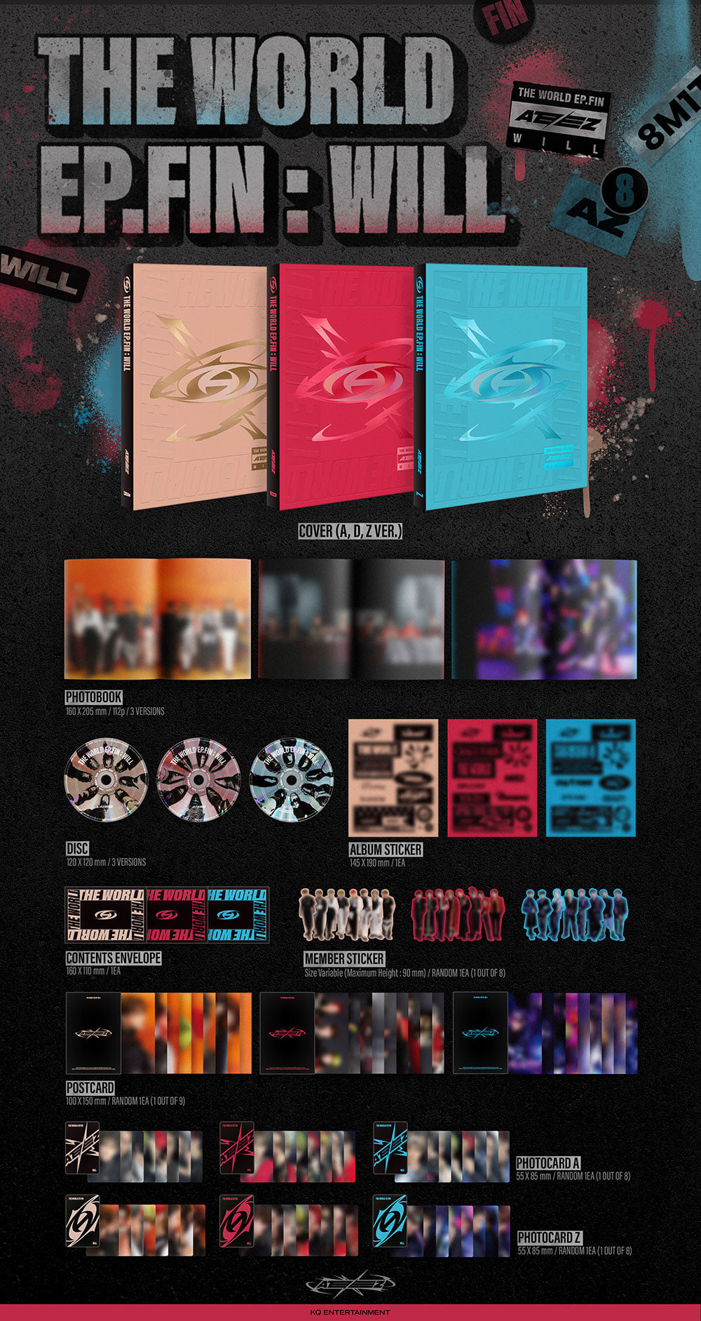 ATEEZ - 2nd Full Album THE WORLD EP.FIN : WILL