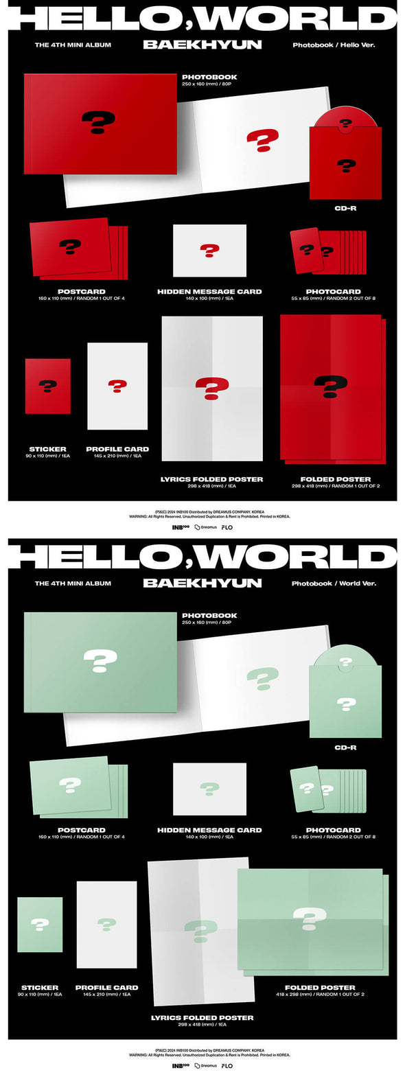 BAEKHYUN - 4th Mini Album ‘Hello, World’ (Photobook)