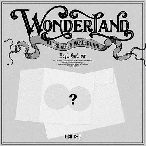[PRE-ORDER] B.I - 3rd Album 'WONDERLAND' (Magic Card Ver.)
