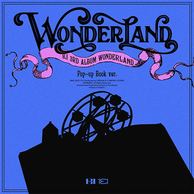 [PRE-ORDER] B.I - 3rd Album 'WONDERLAND' (Pop-up book Ver.)