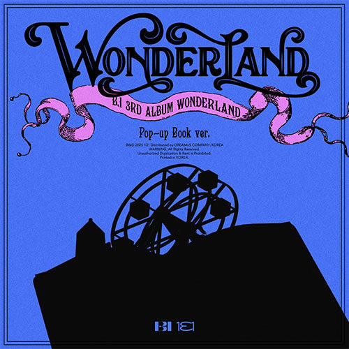 [PRE-ORDER] B.I - 3rd Album 'WONDERLAND' (Pop-up book Ver.)